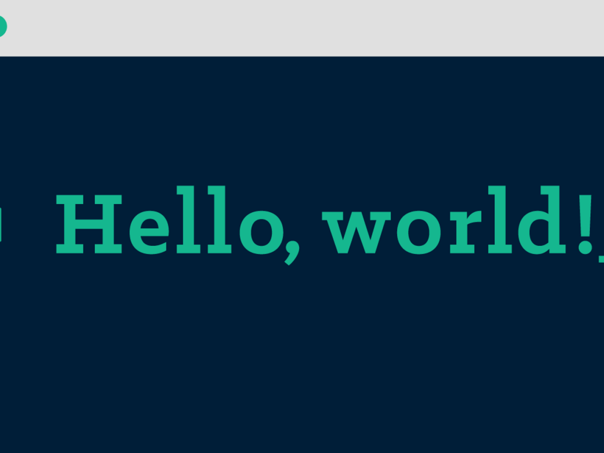 ¡¡ Hello World&nbsp;!!